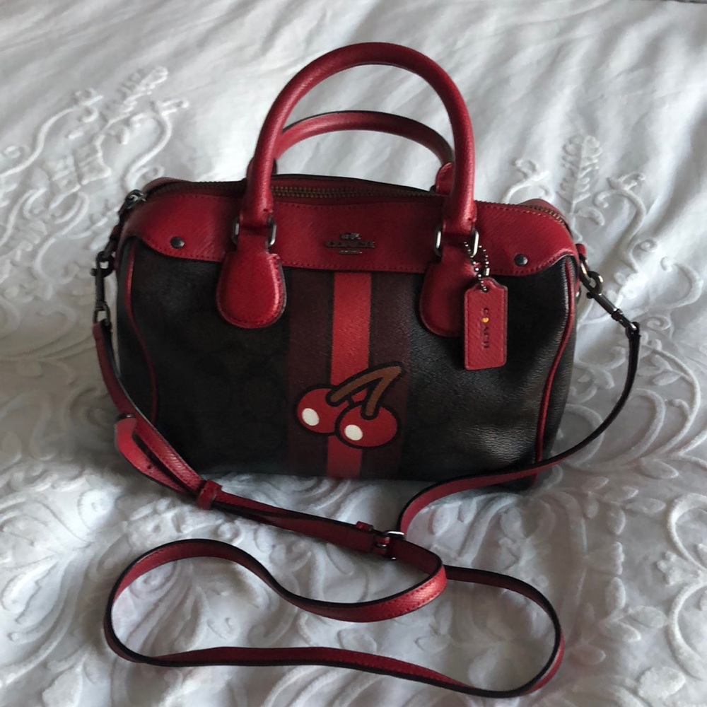 PacMan Leather Coach Bag